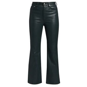 rag & bone Casey High Rise Ankle Flare Jeans in Coated Pine Grove Nwot